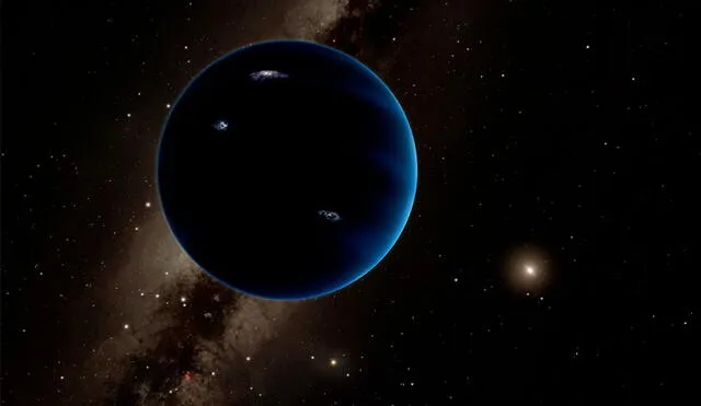 Representación del 'Planeta 9' o 'Planeta X'. Imagen: NASA.
