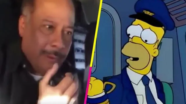 YouTube: Homero Simpson sorprende a tripulantes de un avión [VIDEO]