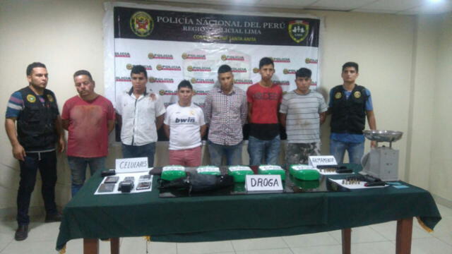 Capturan a tres policías con 9 kilos de cocaína en Santa Anita