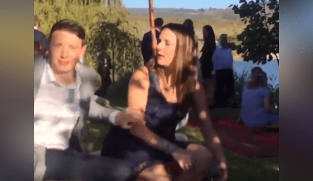 Facebook viral: mujer atrapa bouquet de novia para dejar soltería, pero su novio reacciona así [VIDEO]