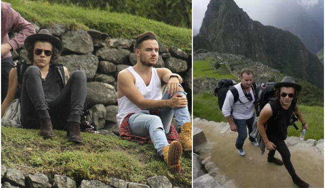 Harry y Liam caminaron a uno de los sitios del patrimonio mundial Machu Picchu. Foto: composición LR/Splash News