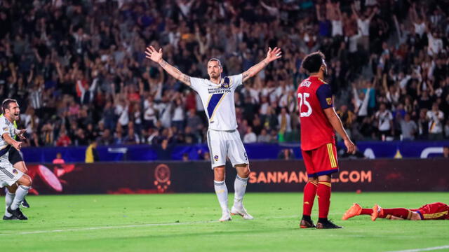 Zlatan Ibrahimovic anota y le grita el gol a su rival en la MLS | VIDEO