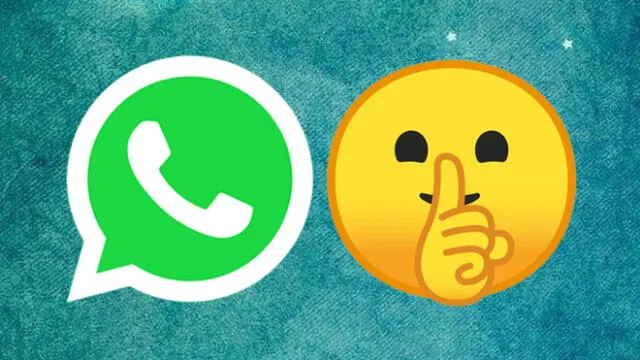 El emoji de WhatsApp de la cara que pide silencio.