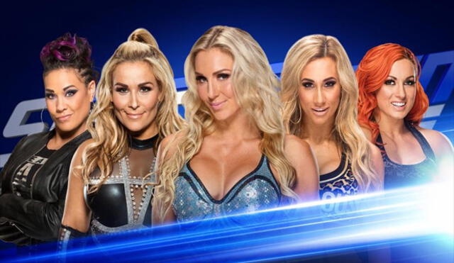 WWE SmackDown Live EN VIVO ONLINE por Fox Sports 3: las divas se enfrentan en batalla fatal de 5