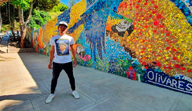 Joven artista creó el mural ecológico más grande de Latinoamérica [FOTOS]
