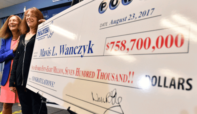 Mujer ganó US$ 758 millones de la lotería y esto fue lo primero que hizo