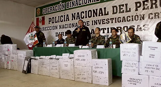 Una tonelada de droga fue incautada por Perú y Bolivia