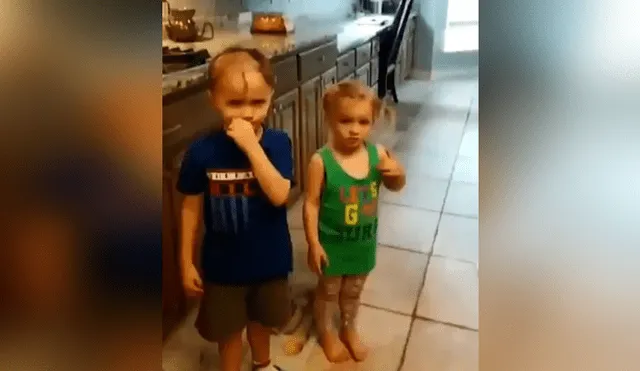 Facebook: traviesos niños agarraron maquina de afeitar a escondidas de su mamá y así terminaron [VIDEO] 