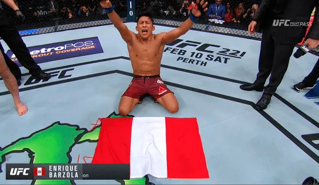 Enrique 'El Fuerte' Barzola: "Merezco estar en el ranking de UFC" [VIDEO]
