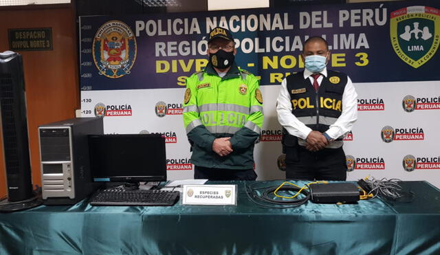 La detención estuvo a cargo del División Policial Norte 3 y la Depincri San Martín de Porres. Foto: Luis Ángel Villanueva / URPI - GLR