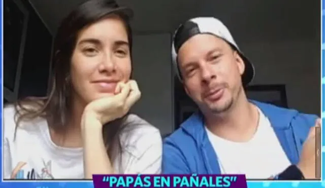 Mario Hart y Korina Rivadeneira se emocionan al hablar de su hija. | FOTO: Captura América TV.