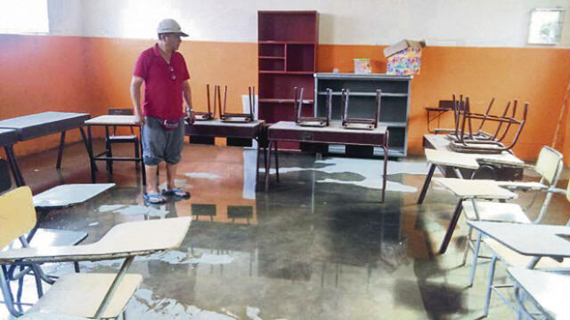La Libertad: 38 locales escolares resultaron afectados por lluvias y huaicos