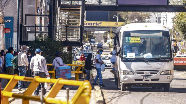 apoyo. Transportistas de Arequipa recibirán subsidio con la condición de que no incrementen precio de pasajes.