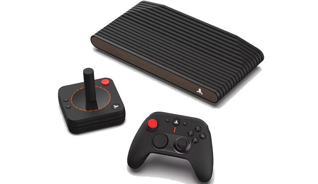 La nueva consola desarrollada por Atari vendrá en dos modelos e incluirá el clásico mando de palanca. Foto: Atari
