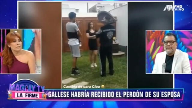 Magaly Medina habla sobre mariachi que le llevó Pedro Gallese a Claudia Díaz. Foto. Captura