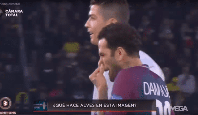 Dani Alves tuvo desagradable gesto con Cristiano Ronaldo y fue captado [VIDEO]