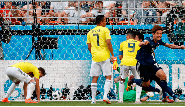 Colombia no pudo ante Japón y perdió 2-1 en Rusia 2018 | RESUMEN