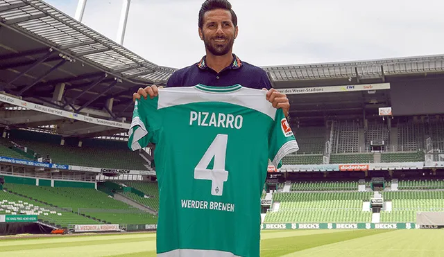 Claudio Pizarro no jugará por varias semanas tras dura lesión en el Werder Bremen [VIDEO]