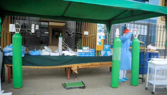 Trujillo: donan balones de oxígeno para hospital