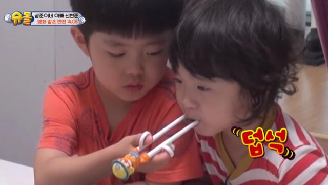 Minjoon y Yeojoon son los hijos del actor Shin Hyun Joon. Foto: captura The return of Superman KBS