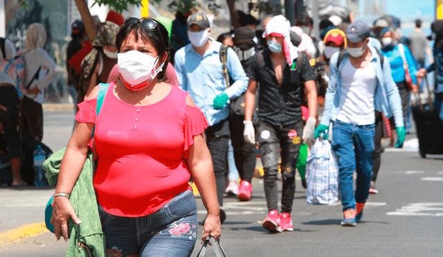 Piuranos inician caminata de retorno de 10 días.