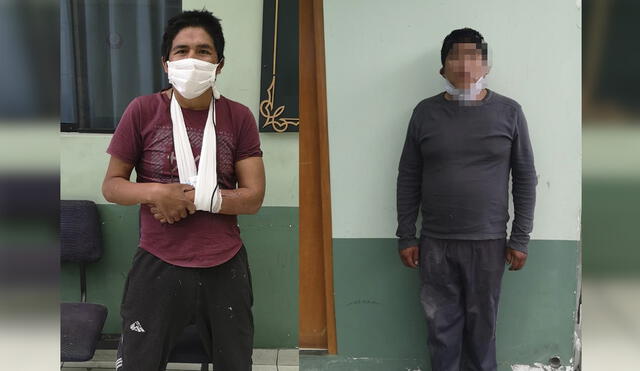 Los hermanos Jhonatan y Ángel Quispe Quispe, fueron detenidos por agredir a agentes policiales. Foto: PNP