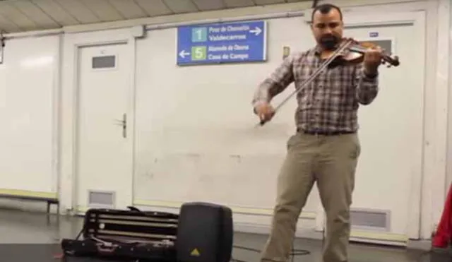 YouTube: Simón Rondón, el violinista venezolano que deleita con famosos temas a madrileños [VIDEO]