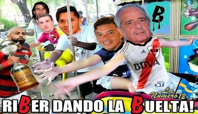 La final de la Copa Libertadores entre River Plate y Flamengo generó hilarantes memes en Facebook.