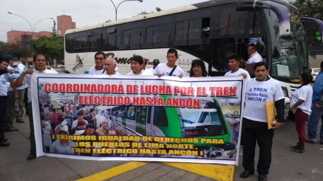 Vecinos de Lima Norte exigen que tren eléctrico llegue hasta Ancón