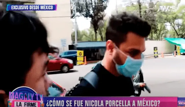 Nicola Porcella no puede explicar cómo viajó a México para Guerreros 2020 y se niega a responder a los periodistas