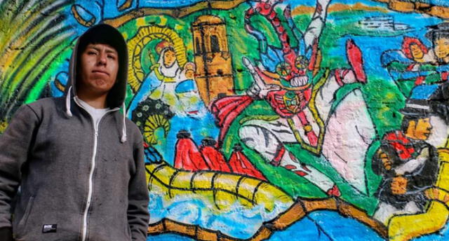 Artistas de Puno participaron en concurso de graffiti en honor a Virgen de la Candelaria [FOTOS]