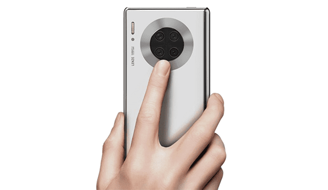 Nueva patente de Huawei revela un diseño de pantalla táctil circular que rodea la cámara trasera. | Foto: LetsGoDigital.