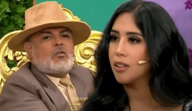 Melissa Paredes quedó sorprendida ante comentario de Andrés Hurtado. Foto: composición/captura Panamericana TV