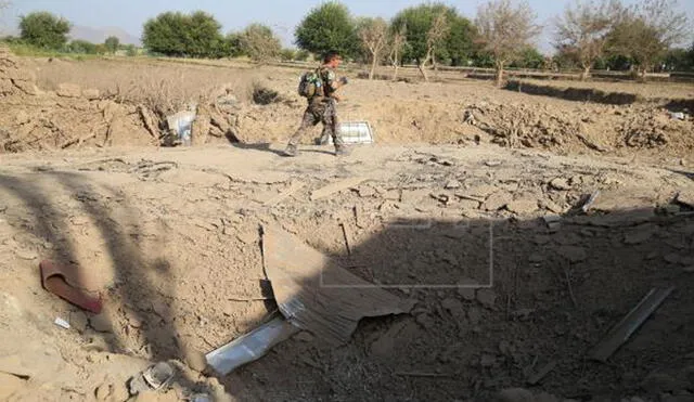 El pasado 3 de octubre Afganistán sufrió otro ataque en Jalalabab. Foto:  EFE/EPA/GHULAMULLAH HABIBI