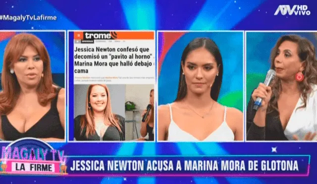 Jessica Newton: Las burlas de Magaly Medina y Mónica Cabrejos tras su participación en EVDLV [VIDEO]