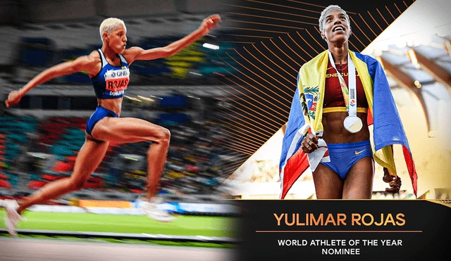 Yulimar Rojas es una de las deportistas finalistas nominadas por la World Athletics 2022. Foto: Jazmin Ceras/ composición LR