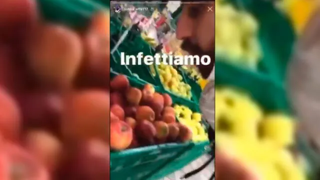 Coronavirus: hombre desata polémica al ir a un supermercado y escupir en las frutas [VIDEO]