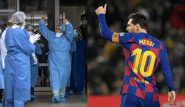 Lionel Messi y el mensaje a los doctores que luchan contra el coronavirus.