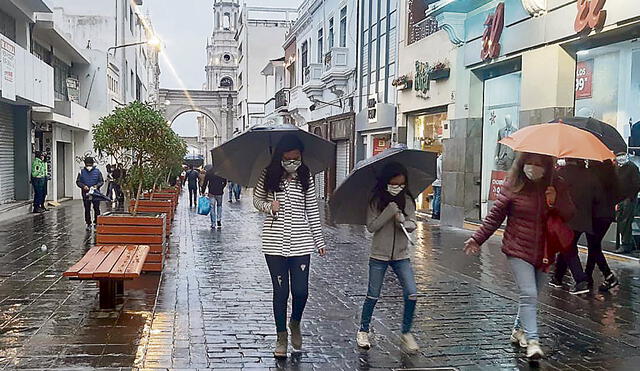 PRECIPITACIONES. Caen como una bendición después de los amagos de sequía.