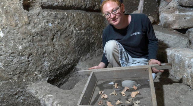Miembros del equipo manejan la hipótesis de que el complejo fue utilizado por los residentes de Jerusalén durante los primeros años de dominio romano. Foto: Israel Antiquities Authority