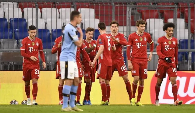 Bayern Múnich superó en el global a la Lazio en la Champions League. Foto: EFE