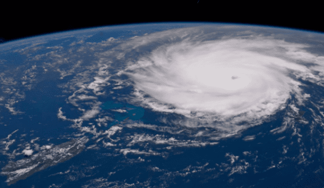 Así se ve el huracán Irma desde el espacio [VIDEO]