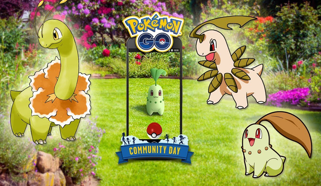 Pokémon GO: Chikorita será protagonista del próximo Día de la Comunidad