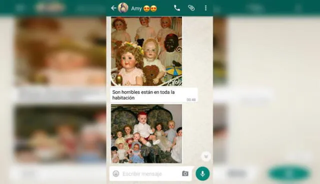 WhatsApp Viral: historia de terror sobre una 'muñeca poseída' asusta a miles de usuarios [FOTOS]