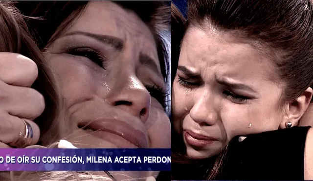 Milena y Greysi se reconcilian tras conmovedor momento en vivo [VIDEO]