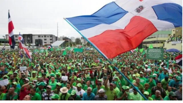 República Dominicana también marcha contra la corrupción