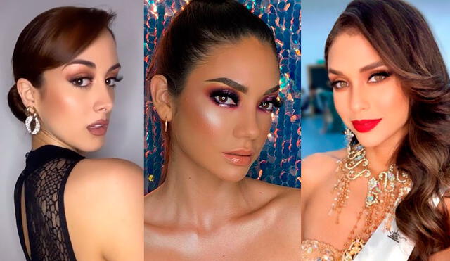 Las candidatas Solange Hermoza, Maricielo Gamarra y Janick Maceta competirán por la corona del Miss Perú este domingo 29 de noviembre, en la gala final del certamen. Foto: @ missperuofficial Instagram