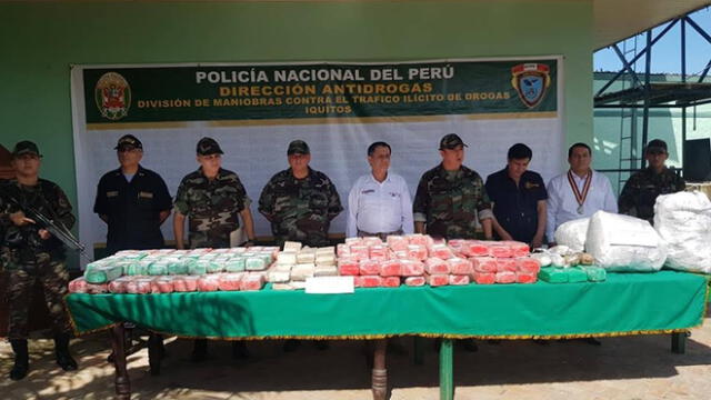 PNP decomisó media tonelada de droga durante operativo 
