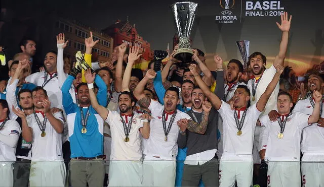 Sevilla el rey de la Europa League: ante el Inter buscará sumar su sexto título. Foto: AFP