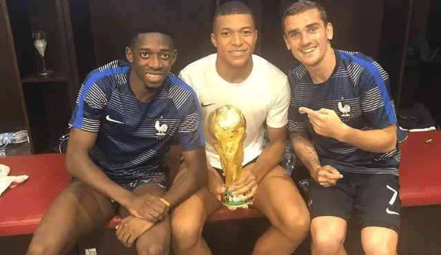 Instagram: Así celebraron en el vestuario los jugadores de Francia  [FOTOS]